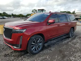 2021 Cadillac Escalade ESV Sport Platinum z VIN 1GYS4RKL1MR332713, wystawiony jako Copart lot #64940614 z przebiegiem 69 176 mil mil oraz Czysty tytuł • Clean title. Historia ofert i sprzedaży dostępna na DreamBid. Obrazek 1.