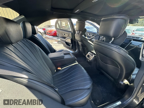 2022 Mercedes-Benz S-Class S 500 with VIN W1K6G6DB9NA088879, listed as a IAAI auction lot 41805550 with 49,053 mi miles. Bid and sale history available at carsss.com. Image 7.