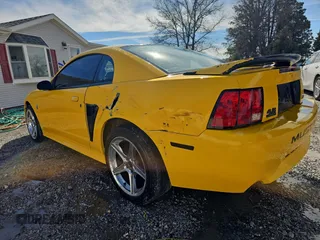 1999 Ford Mustang GT with VIN 1FAFP42X6XF150053, listed as a Copart auction lot 46870155 with 158,434 mi miles and Clean Title. Bid and sale history available at carsss.com. Image 3.
