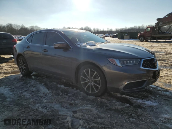 2018 Acura TLX with VIN 19UUB2F34JA007099, listed as a Copart auction lot 89063435 with 40,000 mi miles and Salvage Title. Bid and sale history available at carsss.com. Image 4.