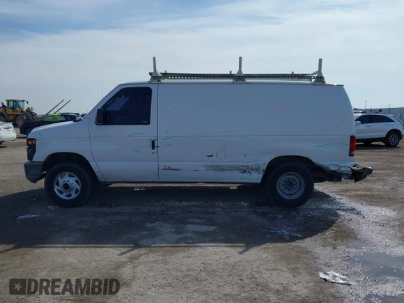2013 Ford Econoline Cargo Commercial with VIN 1FTNE1EW6DDA38244, listed as a IAAI auction lot 41577325 with 280,007 mi miles and . Bid and sale history available at carsss.com. Image 14.