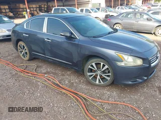2012 Nissan Maxima SV with VIN 1N4AA5AP4CC853830, listed as a IAAI auction lot 42602846 with 177,558 mi miles and . Bid and sale history available at DreamBid. Image 1.