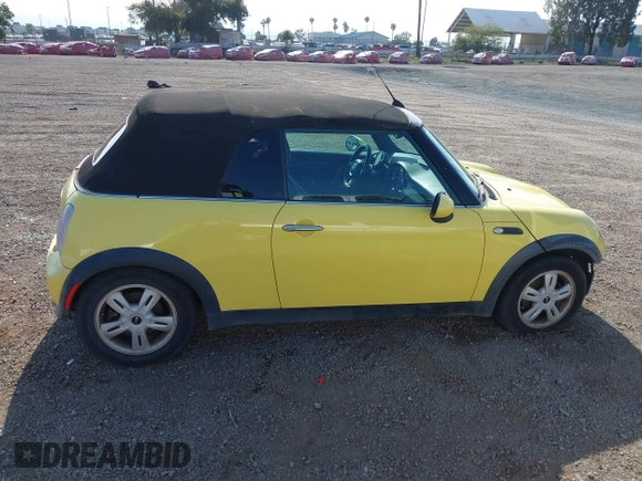 2005 MINI Convertible with VIN WMWRF33435TG11068, listed as a IAAI auction lot 42346035 with 147,367 mi miles and . Bid and sale history available at DreamBid. Image 13.