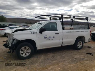 2021 Chevrolet Silverado 1500 Work Truck with VIN 3GCNWAEF5MG250973, listed as a Copart auction lot 47403095 with 78,301 mi miles and Salvage Title. Bid and sale history available at carsss.com. Image 1.