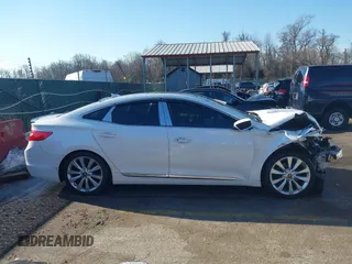 2016 Hyundai Azera Limited with VIN KMHFH4JG7GA536630, listed as a IAAI auction lot 41444129 with 128,309 mi miles and . Bid and sale history available at DreamBid. Image 14.