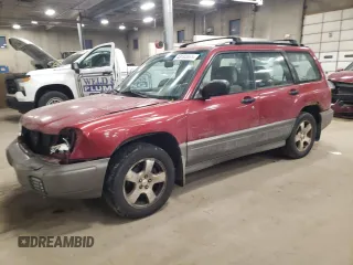 1999 Subaru Forester S with VIN JF1SF6557XG743096, listed as a Copart auction lot 43193605 with 284,495 mi miles and Salvage Title. Bid and sale history available at carsss.com. Image 1.