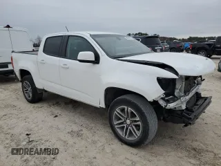 2022 Chevrolet Colorado 2WD Work Truck with VIN 1GCGSBEN9N1150506, listed as a Copart auction lot 46580195 with 43,610 mi miles and Salvage title. Bid and sale history available at DreamBid. Image 4.