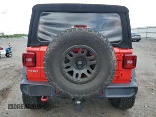 2018 Jeep Wrangler Unlimited Rubicon z VIN 1C4HJXFN3JW279812, wystawiony jako Copart lot #55626055 z przebiegiem 53 115 mil mil oraz Szkoda całkowita • Salvage title. Historia ofert i sprzedaży dostępna na DreamBid. Obrazek 6.