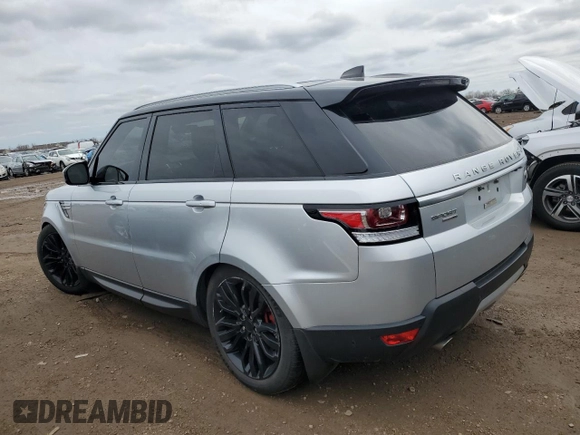 2017 Land Rover Range Rover Sport HSE with VIN SALWR2FV8HA173164, listed as a Copart auction lot 51867135 with 81,587 mi miles and Clean Title. Bid and sale history available at carsss.com. Image 2.