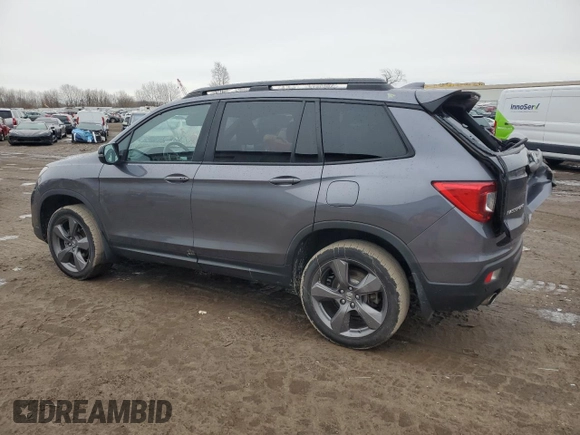 2021 Honda Passport Touring with VIN 5FNYF8H9XMB018998, listed as a Copart auction lot 46836075 with 190,925 mi miles and Salvage Title. Bid and sale history available at carsss.com. Image 2.
