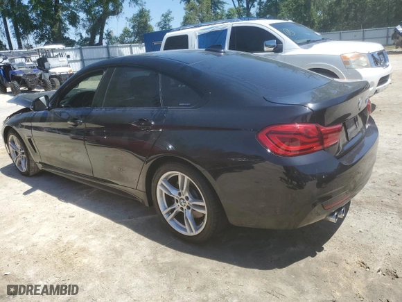 2018 BMW 4 Series 430i with VIN WBA4J1C52JBG78055, listed as a Copart auction lot 51282445 with 0 mi miles and Salvage Title. Bid and sale history available at carsss.com. Image 2.