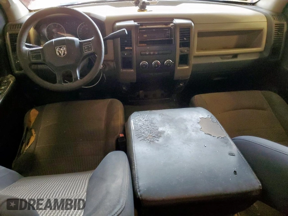 2012 Ram 1500 ST with VIN 1C6RD6FP1CS148080, listed as a Copart auction lot 60081415 with 160,985 mi miles and Salvage title. Bid and sale history available at DreamBid. Image 8.