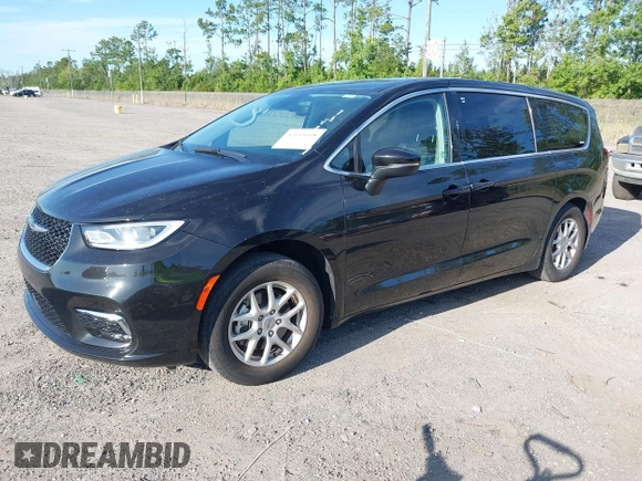 2023 Chrysler Pacifica Touring L with VIN 2C4RC1BG1PR606566, listed as a IAAI auction lot 42615498 with 42,980 mi miles and . Bid and sale history available at DreamBid. Image 2.