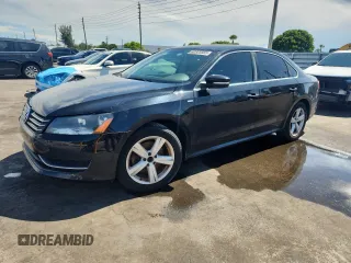 2014 Volkswagen Passat S with VIN 1VWAT7A34EC040629, listed as a Copart auction lot 62325565 with 127,062 mi miles and Clean title. Bid and sale history available at DreamBid. Image 1.