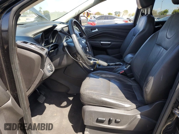 2013 Ford Escape Titanium with VIN 1FMCU0J99DUB46714, listed as a Copart auction lot 51347965 with 186,488 mi miles and Salvage Title. Bid and sale history available at carsss.com. Image 7.