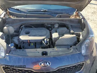 2018 Kia Sportage LX with VIN KNDPM3AC1J7478966, listed as a Copart auction lot 49420255 with 121,558 mi miles and Salvage Title. Bid and sale history available at carsss.com. Image 12.