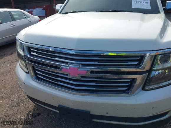 2015 Chevrolet Tahoe LTZ with VIN 1GNSCCKC2FR140524, listed as a IAAI auction lot 41592878 with 284,785 mi miles. Bid and sale history available at carsss.com. Image 12.
