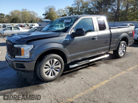 2018 Ford F-150 XL with VIN 1FTEX1CPXJFB21939, listed as a Copart auction lot 49422395 with 58,111 mi miles and Salvage Title. Bid and sale history available at carsss.com. Image 1.