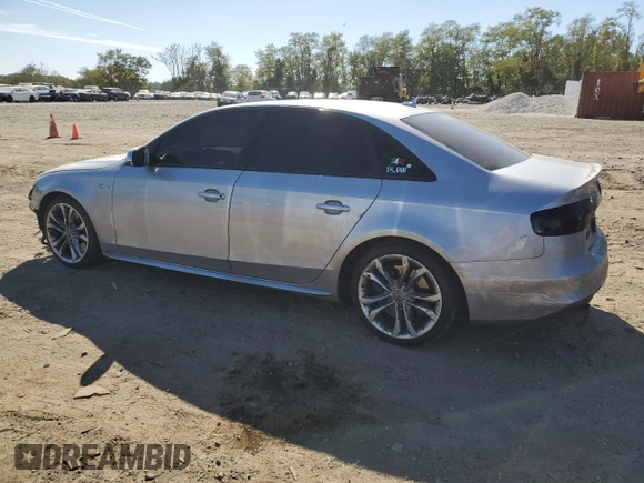 2015 Audi S4 Premium Plus with VIN WAUBGAFL5FA079614, listed as a Copart auction lot 75933174 with 100,652 mi miles and Salvage Title. Bid and sale history available at carsss.com. Image 2.