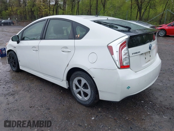 2012 Toyota Prius One with VIN JTDKN3DU1C5387772, listed as a IAAI auction lot 42176895 with 119,283 mi miles and . Bid and sale history available at DreamBid. Image 3.