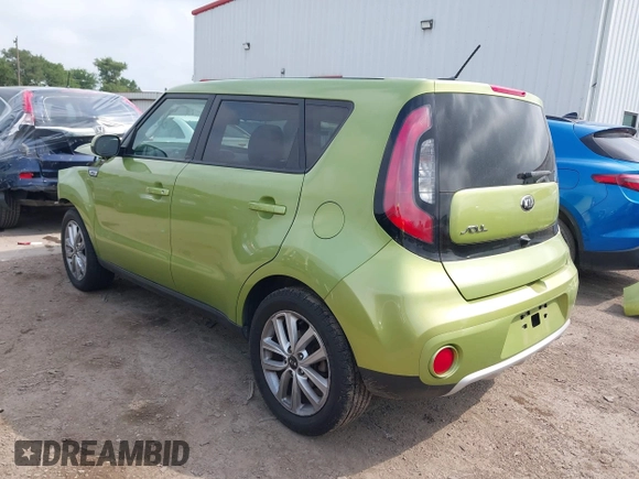 2018 Kia Soul + with VIN KNDJP3A57J7894079, listed as a IAAI auction lot 42128941 with 62,945 mi miles. Bid and sale history available at carsss.com. Image 3.
