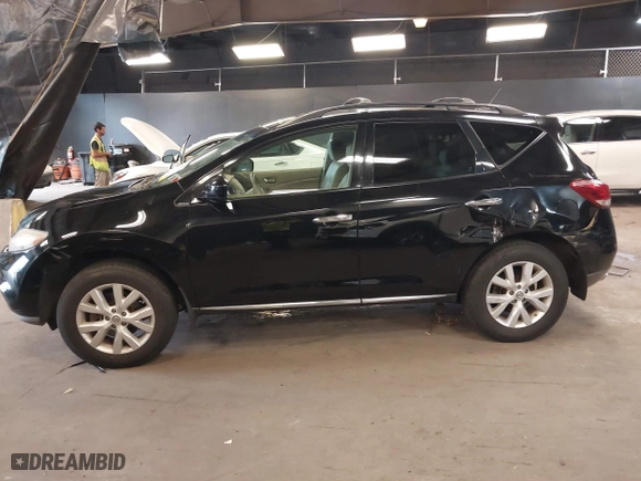 2011 Nissan Murano SV with VIN JN8AZ1MWXBW187833, listed as a IAAI auction lot 39805700 with 114,649 mi miles. Bid and sale history available at carsss.com. Image 6.
