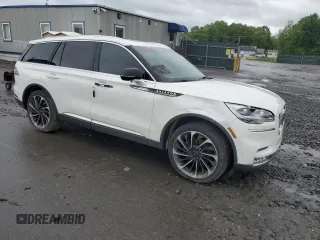 2021 Lincoln Aviator Reserve z VIN 5LM5J7XC6MGL14110, wystawiony jako Copart lot #57793045 z przebiegiem 88 363 mil mil oraz Szkoda całkowita • Salvage title. Historia ofert i sprzedaży dostępna na DreamBid. Obrazek 4.