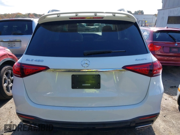 2020 Mercedes-Benz GLE 450 with VIN 4JGFB5KB9LA100253, listed as a IAAI auction lot 40705917 with 50,956 mi miles and . Bid and sale history available at DreamBid. Image 16.