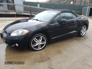2007 Mitsubishi Eclipse GS with VIN 4A3AL25F47E001201, listed as a Copart auction lot 45204655 with 79,476 mi miles and Clean Title. Bid and sale history available at carsss.com. Image 1.