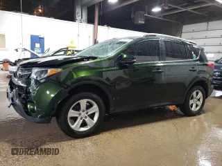 2013 Toyota RAV4 XLE with VIN 2T3RFREV3DW078787, listed as a Copart auction lot 50605135 with 163,014 mi miles and Salvage Title. Bid and sale history available at carsss.com. Image 1.