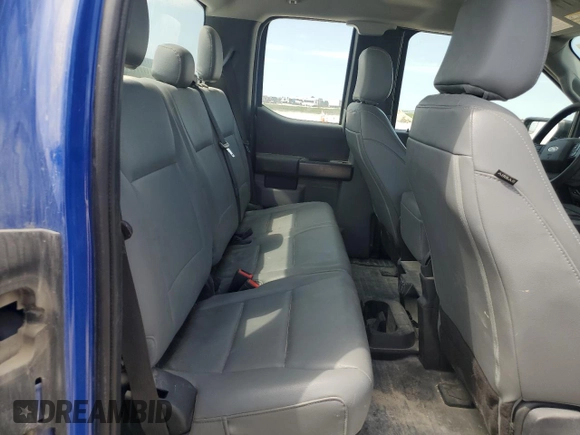 2021 Ford F-150 XL with VIN 1FTEX1EB1MKE59470, listed as a Copart auction lot 53046195 with 108,271 mi miles and Salvage title. Bid and sale history available at DreamBid. Image 10.