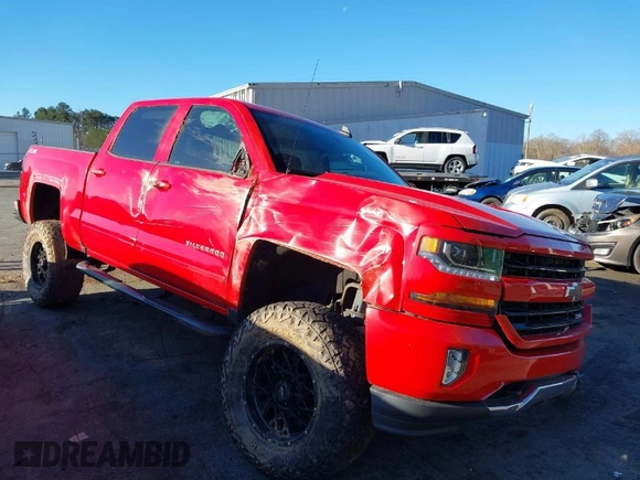 2018 Chevrolet Silverado 1500 LT with VIN 3GCUKREC7JG359913, listed as a IAAI auction lot 41848404 with 125,377 mi miles. Bid and sale history available at carsss.com. Image 1.