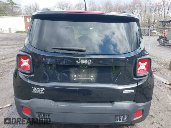 2016 Jeep Renegade Latitude with VIN ZACCJBBT3GPD93736, listed as a IAAI auction lot 41986406 with 98,571 mi miles. Bid and sale history available at carsss.com. Image 16.
