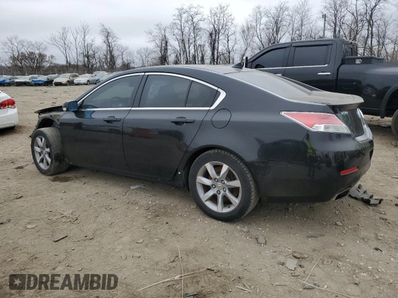 2012 Acura TL Tech Auto with VIN 19UUA8F5XCA034429, listed as a Copart auction lot 48895175 with 203,506 mi miles and Salvage Title. Bid and sale history available at carsss.com. Image 2.