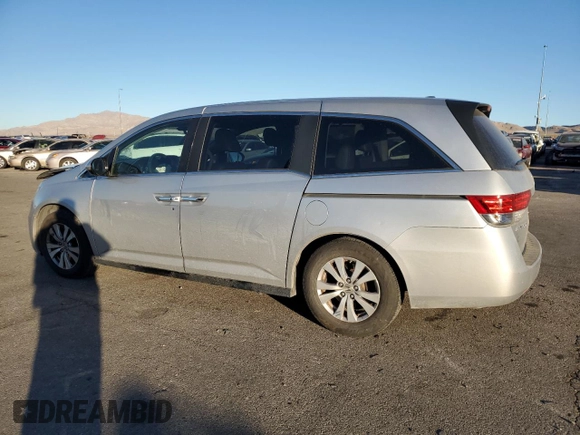 2015 Honda Odyssey EX-L with VIN 5FNRL5H69FB077433, listed as a Copart auction lot 88999285 with 193,926 mi miles and Salvage Title. Bid and sale history available at DreamBid. Image 2.