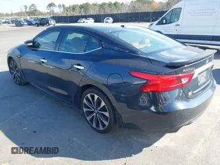 2016 Nissan Maxima S with VIN 1N4AA6AP5GC902108, listed as a IAAI auction lot 41800062 with 161,492 mi miles and . Bid and sale history available at DreamBid. Image 3.