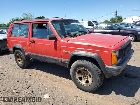 1995 Jeep Cherokee Sport with VIN 1J4FJ67S6SL549912, listed as a Copart auction lot 61104474 with 296,507 mi miles and Clean Title. Bid and sale history available at carsss.com. Image 4.