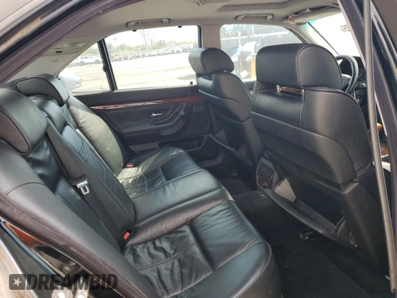 2001 BMW 7 Series 740i с VIN WBAGG83421DN87462, выставлен на аукционе Copart как лот 54761195 с пробегом 11 490 миль миль и Чистый • Clean title. История ставок и продаж доступна на DreamBid. Изображение 10.