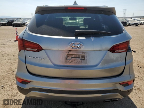 2017 Hyundai Santa Fe Ultimate with VIN 5XYZW4LA9HG458319, listed as a Copart auction lot 62652175 with 128,700 mi miles and Salvage title. Bid and sale history available at DreamBid. Image 6.