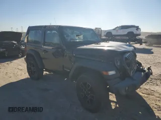 2021 Jeep Wrangler Sport S with VIN 1C4GJXAN1MW665247, listed as a Copart auction lot 84696044 with 71,693 mi miles and Salvage Title. Bid and sale history available at DreamBid. Image 4.