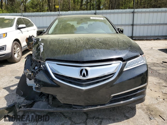 2017 Acura TLX V6 with VIN 19UUB2F38HA005723, listed as a Copart auction lot 47487995 with 0 mi miles and Salvage Title. Bid and sale history available at carsss.com. Image 5.