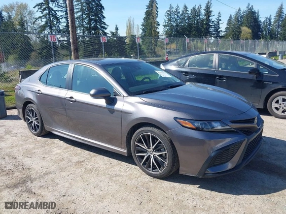 2023 Toyota Camry SE with VIN 4T1G11AKXPU778287, listed as a IAAI auction lot 42041951 with 49,629 mi miles. Bid and sale history available at carsss.com. Image 1.