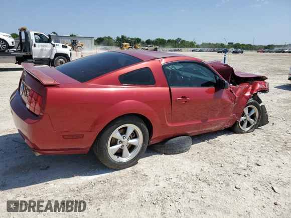 2008 Ford Mustang GT Deluxe with VIN 1ZVHT82H285150604, listed as a Copart auction lot 56236525 with 132,142 mi miles and Salvage title. Bid and sale history available at DreamBid. Image 3.