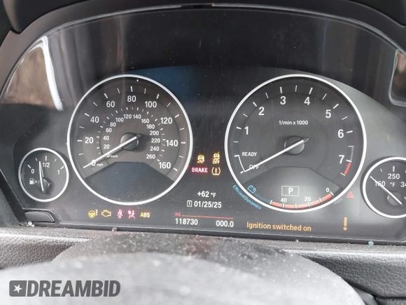 2015 BMW 3 Series 328i xDrive with VIN WBA3B5C56FF961927, listed as a IAAI auction lot 41555578 with 118,730 mi miles and . Bid and sale history available at DreamBid. Image 7.