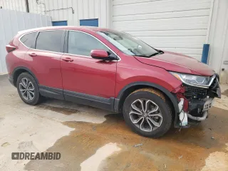 2021 Honda CR-V EX with VIN 2HKRW2H52MH669865, listed as a Copart auction lot 45858275 with 53,301 mi miles and Clean Title. Bid and sale history available at carsss.com. Image 4.