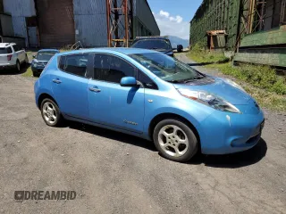 2012 Nissan LEAF SL with VIN JN1AZ0CPXCT025268, listed as a Copart auction lot 48151824 with 114,029 mi miles and Non Repairable. Bid and sale history available at carsss.com. Image 4.