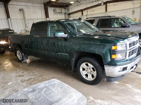 2015 Chevrolet Silverado 1500 LT with VIN 1GCUKREC4FF203840, listed as a Copart auction lot 48870485 with 231,348 mi miles and Clean Title. Bid and sale history available at carsss.com. Image 4.