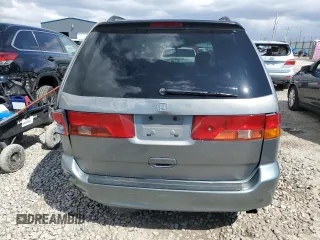 2000 Honda Odyssey EX with VIN 2HKRL1860YH532814, listed as a Copart auction lot 51780855 with 186,328 mi miles and Salvage Title. Bid and sale history available at DreamBid. Image 6.