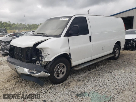 2017 GMC Savana Cargo Van with VIN 1GTW7AFF6H1914427, listed as a Copart auction lot 61450404 with 133,279 mi miles and Salvage Title. Bid and sale history available at carsss.com. Image 1.