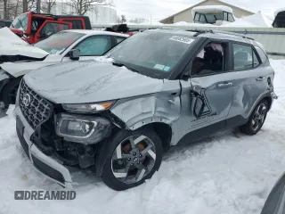 2022 Hyundai Venue Limited with VIN KMHRC8A30NU165919, listed as a Copart auction lot 46082905 with 92,487 mi miles and Non Repairable. Bid and sale history available at DreamBid. Image 1.